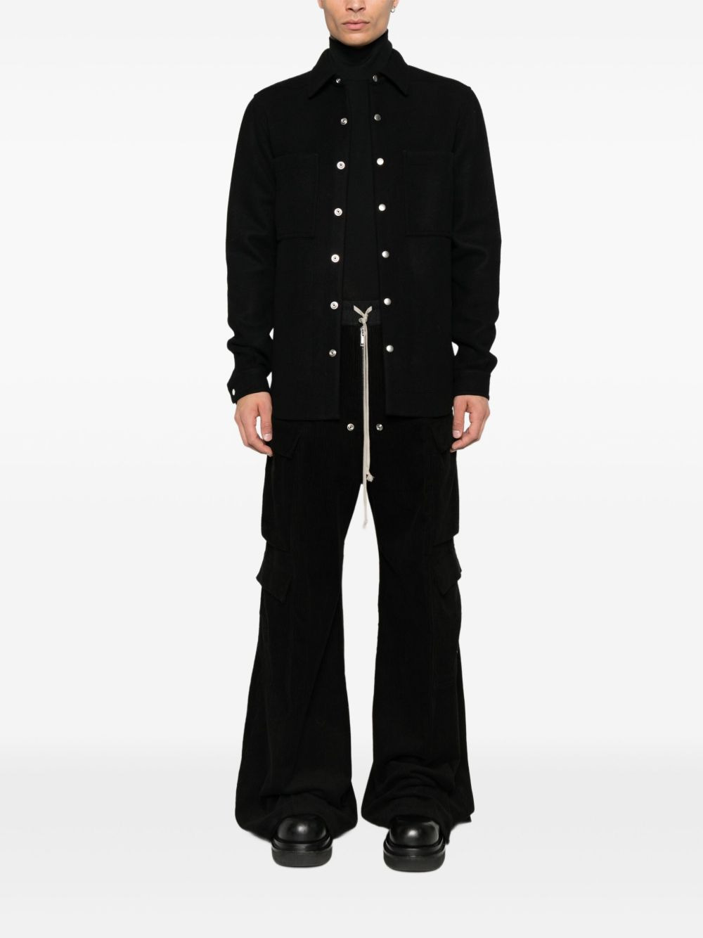Bella zip-fly cargo trousers - 2