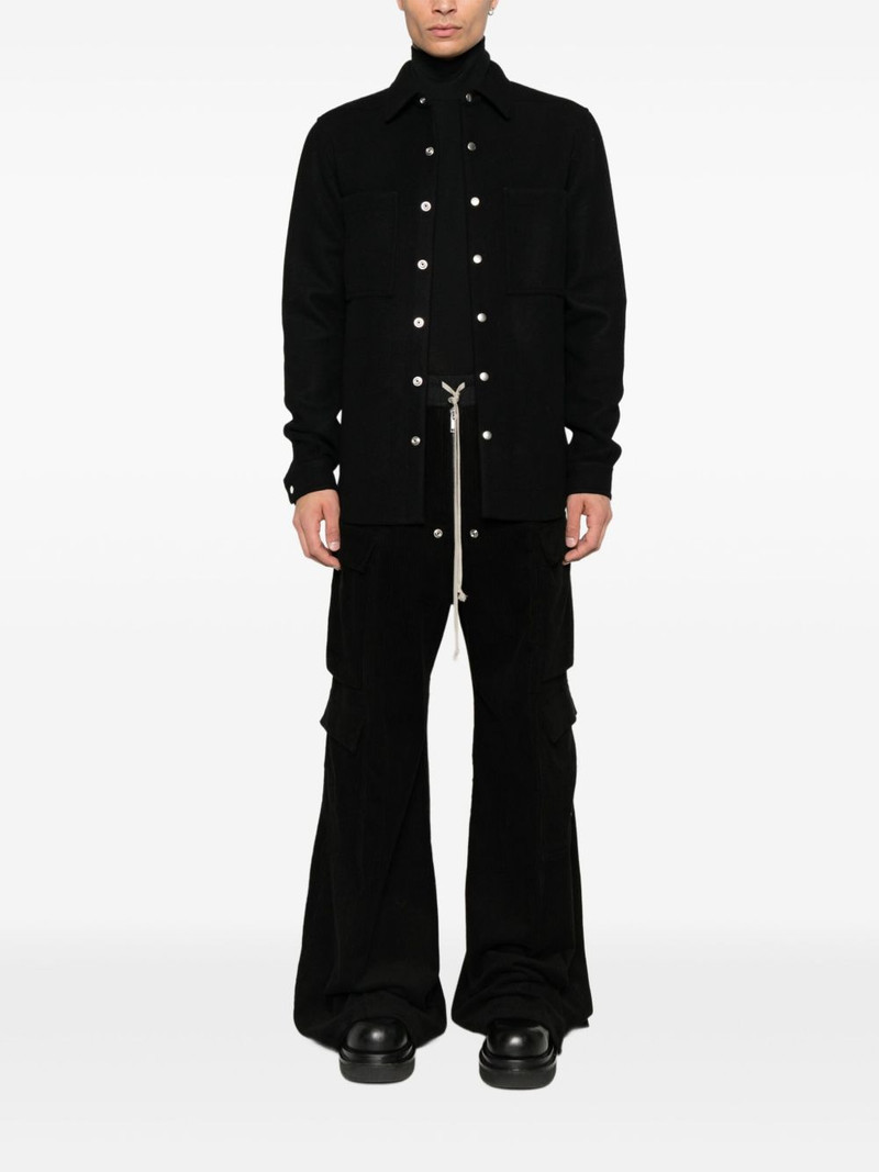 Rick Owens Bella zip-fly cargo trousers outlook