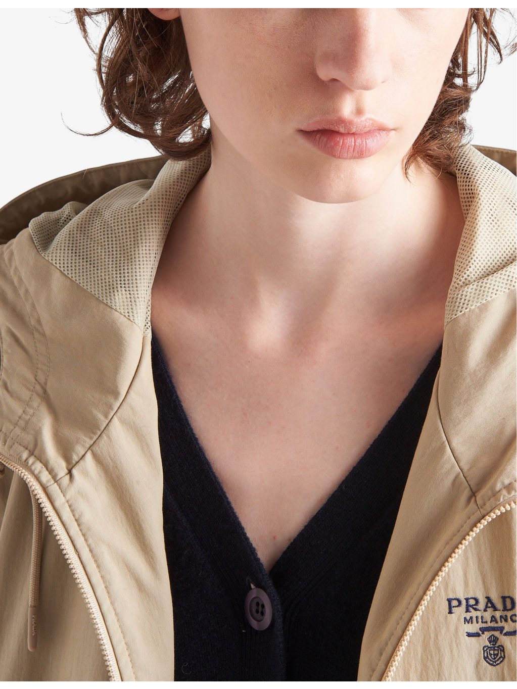 Brand-embroidered raglan-sleeved cotton-blend hoody - 3