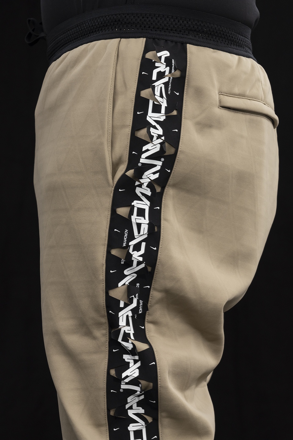 GGG-P1-247 Nike® Acronym® Track Pant Knit Khaki/Black - 15