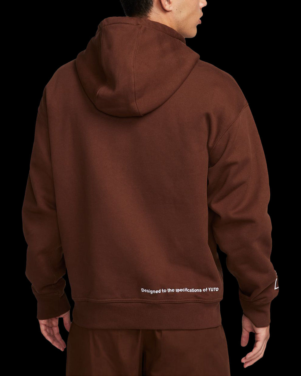 Nike SB x Yuto Skateboard Fleece Pullover 'Brown' FN0552-259 - 3