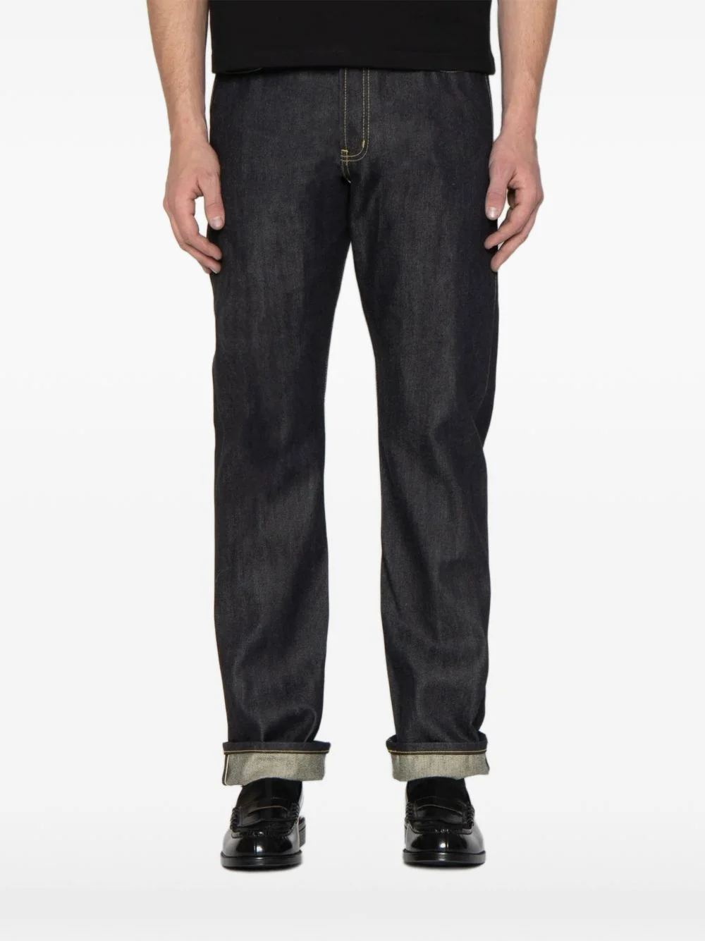 Guardian II selvedge straight-leg jeans - 1