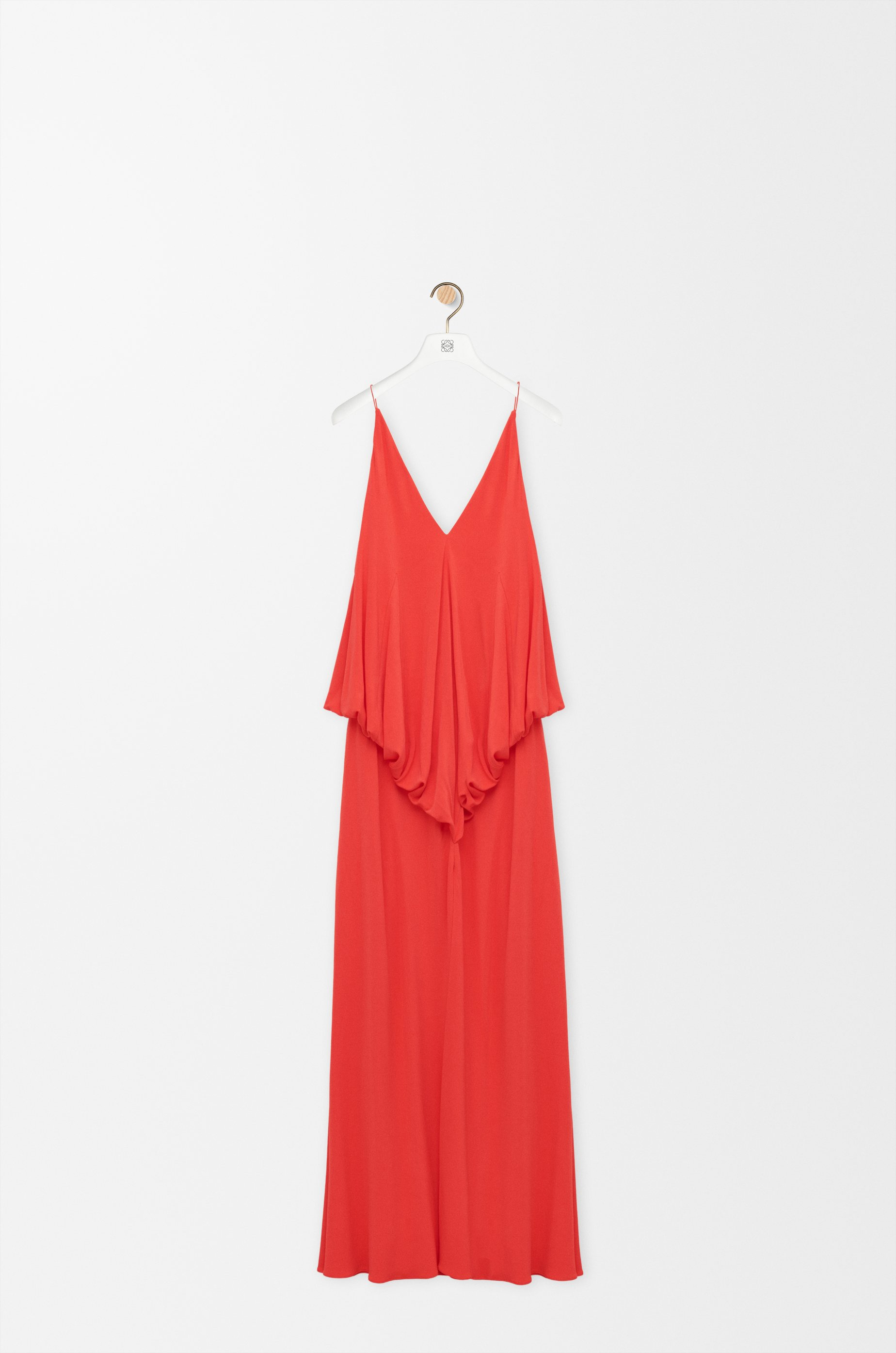 Draped dress in viscose - 1