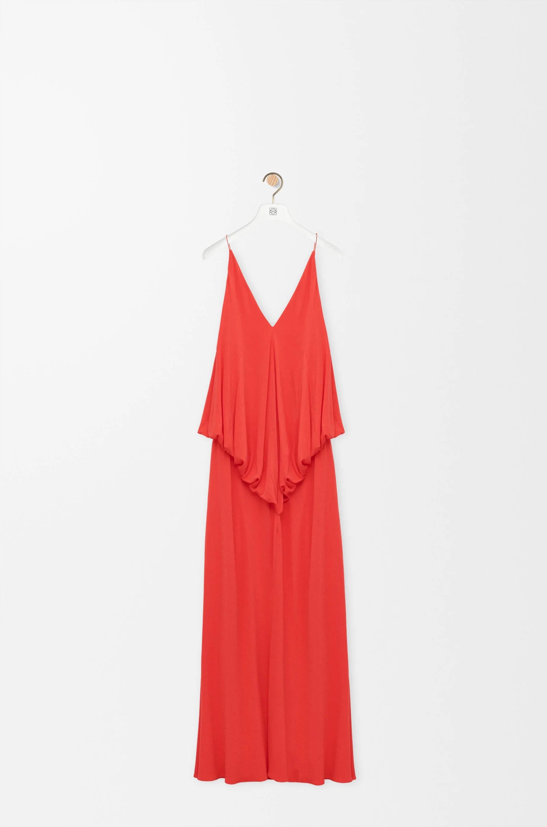 Draped dress in viscose - 1