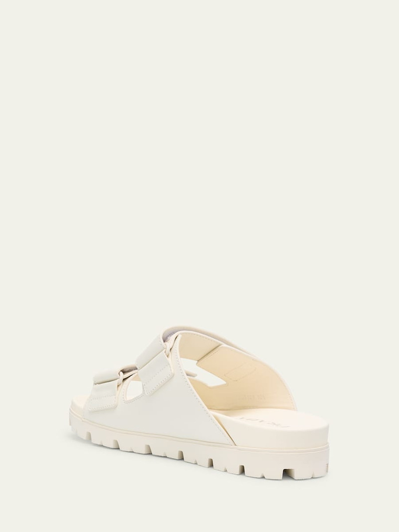 Men's Fussbett Leather Dual-Grip Slide Sandals 4