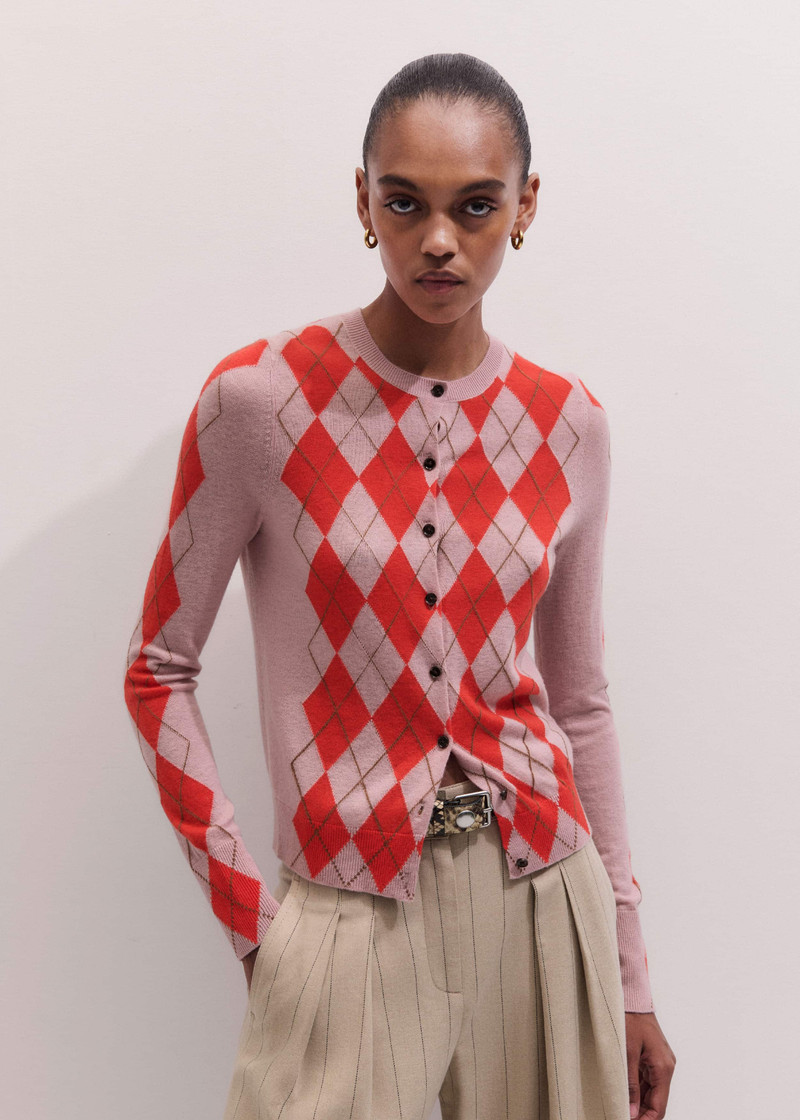 Argyle Slim Cardigan 5
