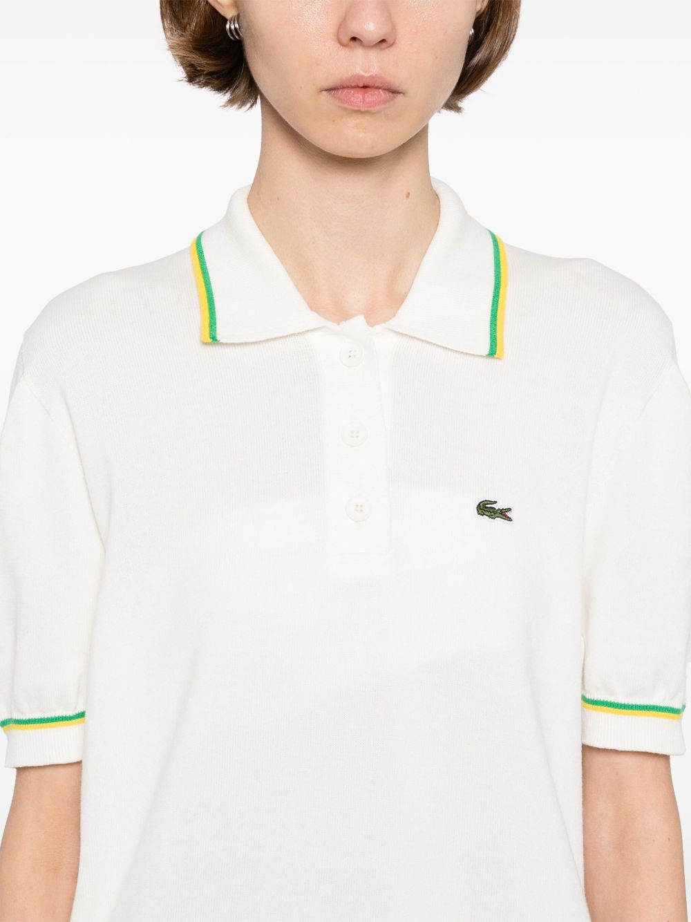 Cropped 3D Seamless Stretch polo shirt - 5