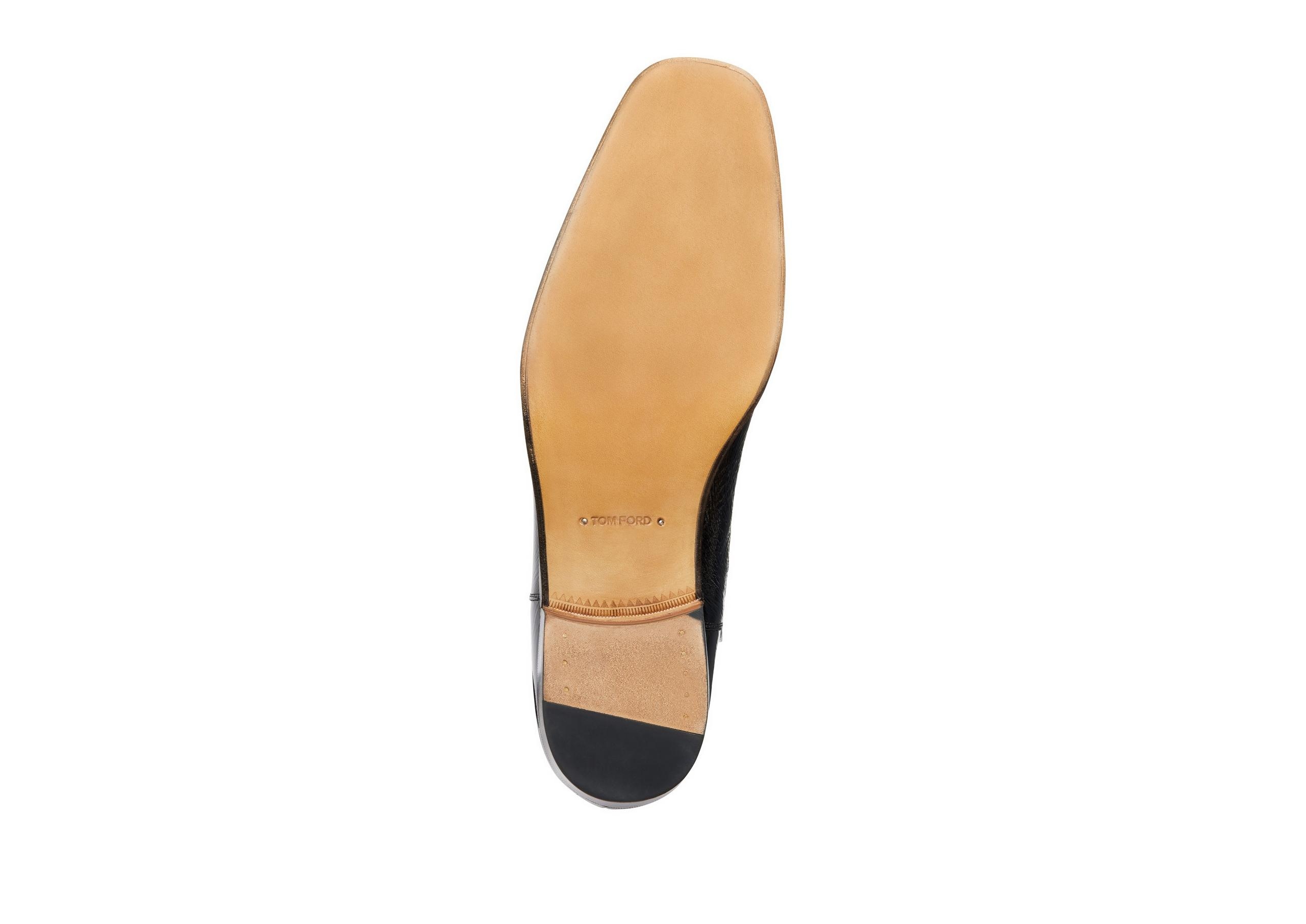 CRACKLED PATENT BAILEY CHELSEA BOOT - 4