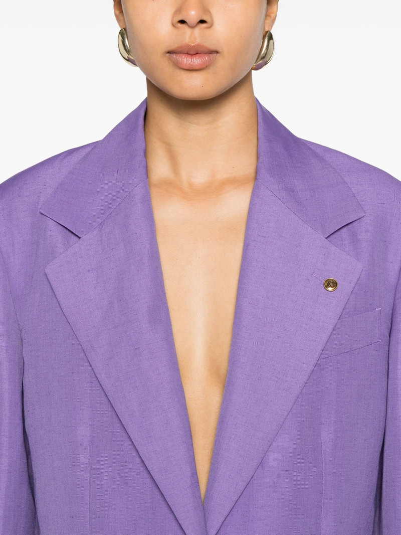 VERSACE Versace Peak-lapel Single-breasted Blazer outlook