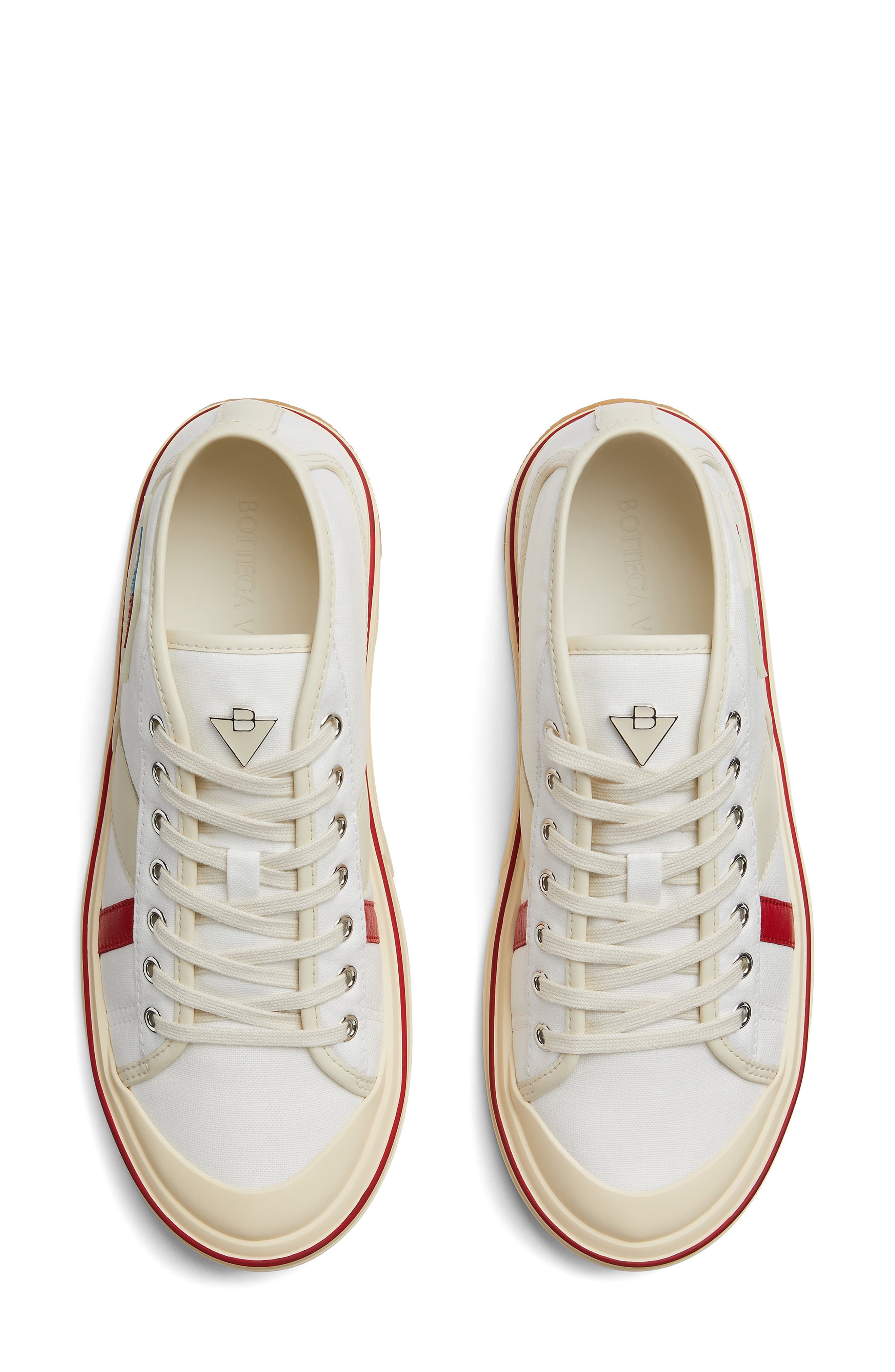 Bottega Veneta Eliot Sneaker in 9642 White/Sea Salt at Nordstrom - 5