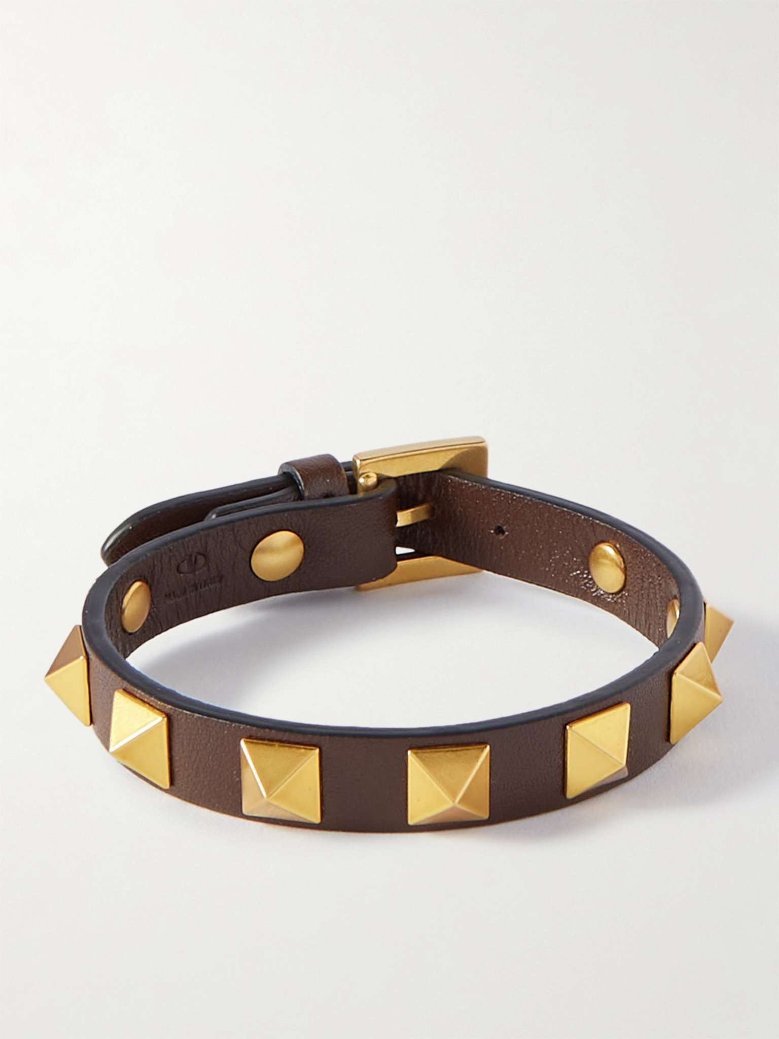 Valentino Garavani Rockstud Leather Bracelet - 1