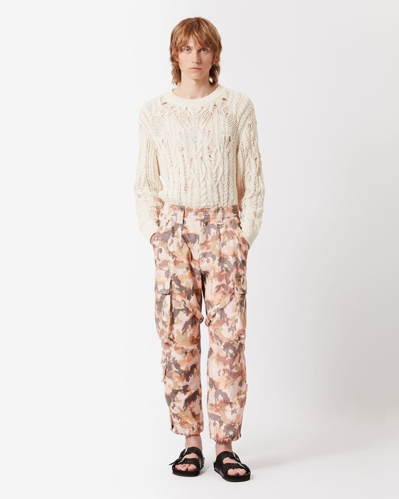 EUSEBIO PRINTED COTTON PANTS - 2