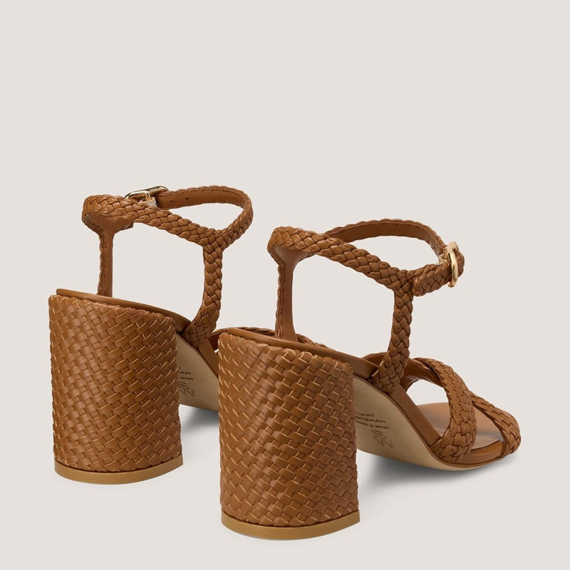 Stuart Weitzman ALYSSA WOVEN BLOCK-HEEL SANDAL 85 outlook