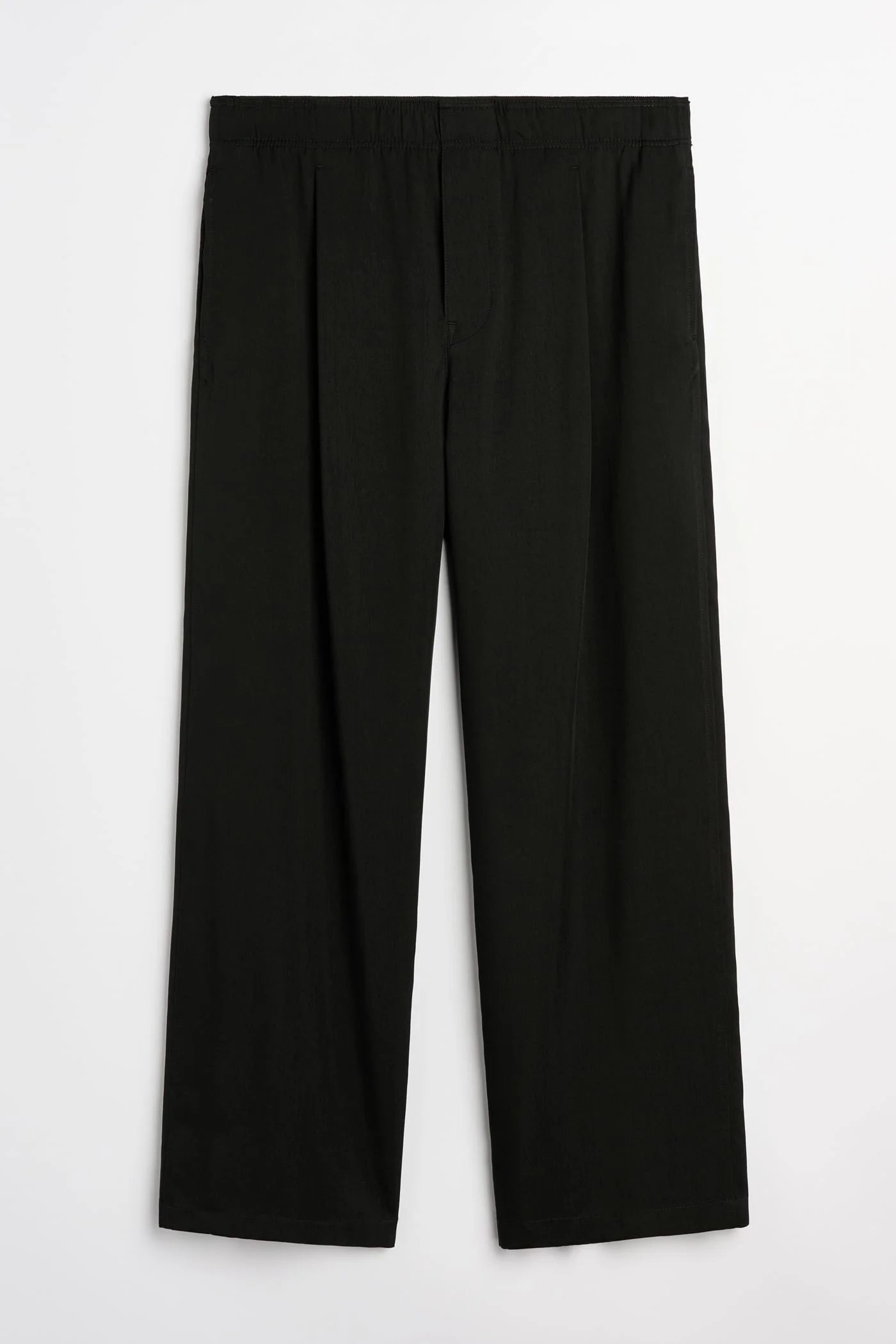 Leisure Trouser Crow Black Night Drape Twill - 1