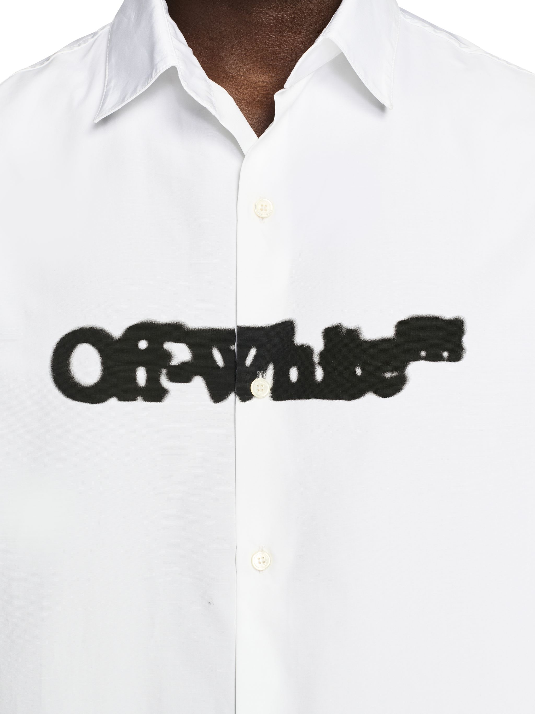 White Spray Arrow Bowling Shirt - 5