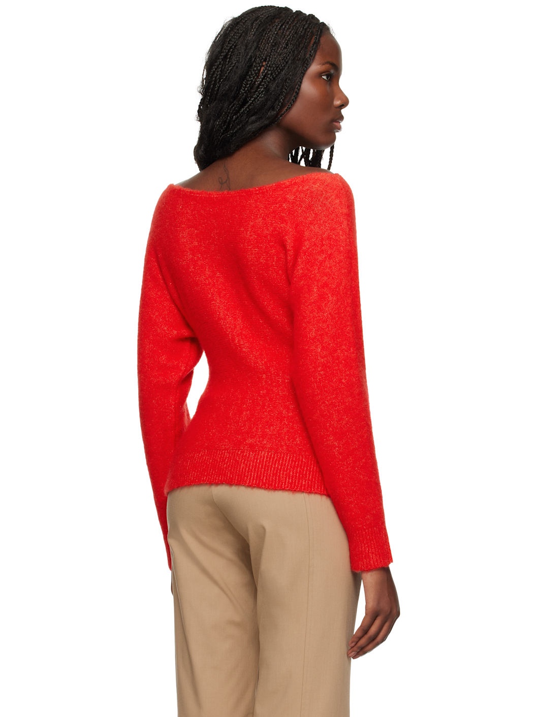 Red Sofia Sweater - 3