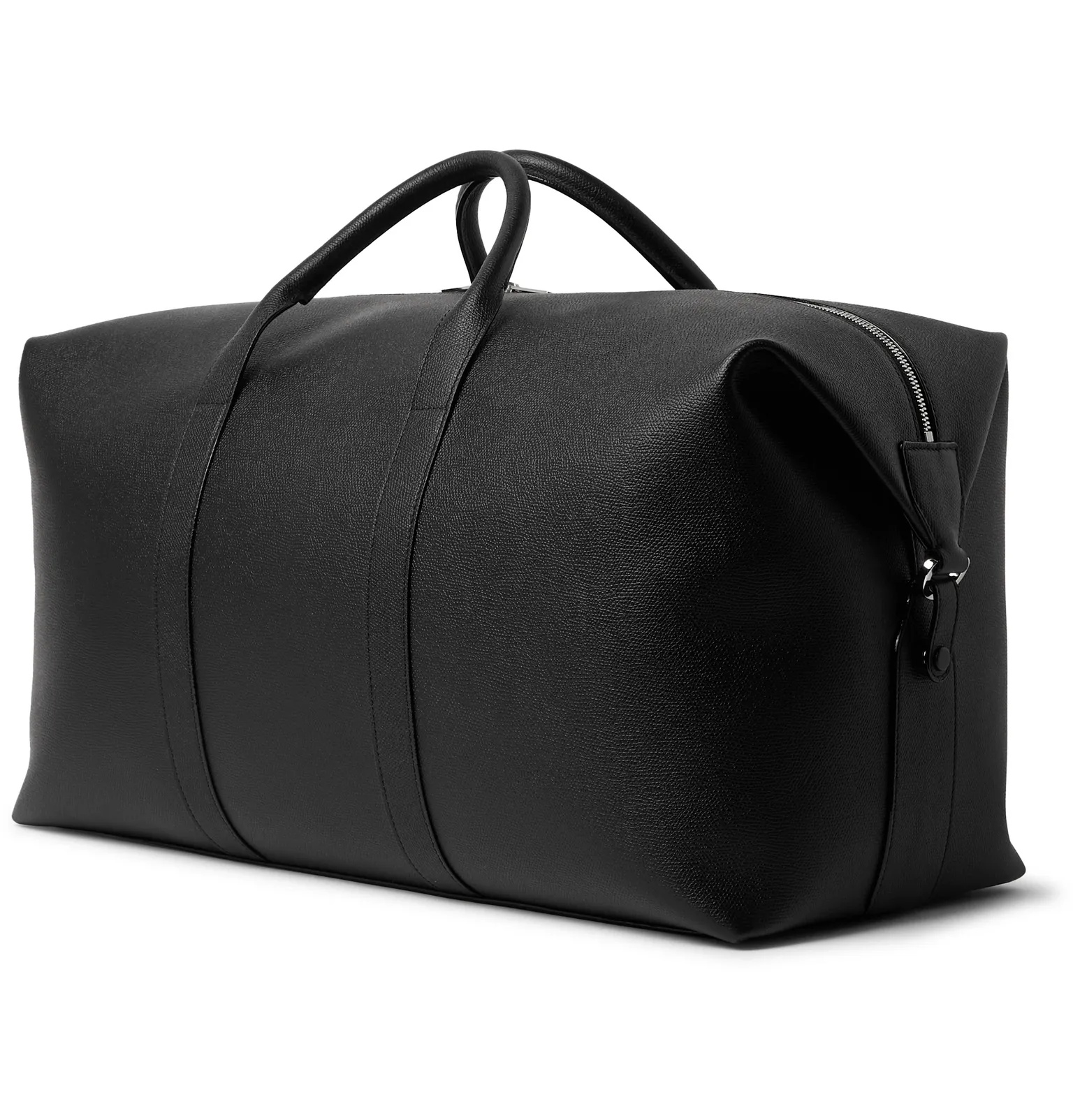 Textured-Leather Holdall - 4