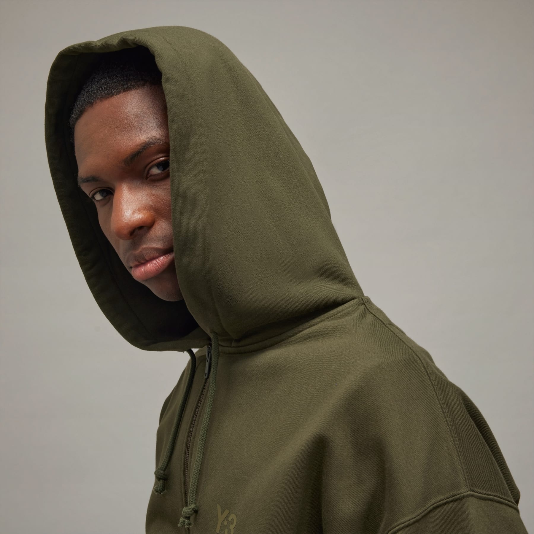 Y-3 Brushed Terry Zip Hoodie - 9