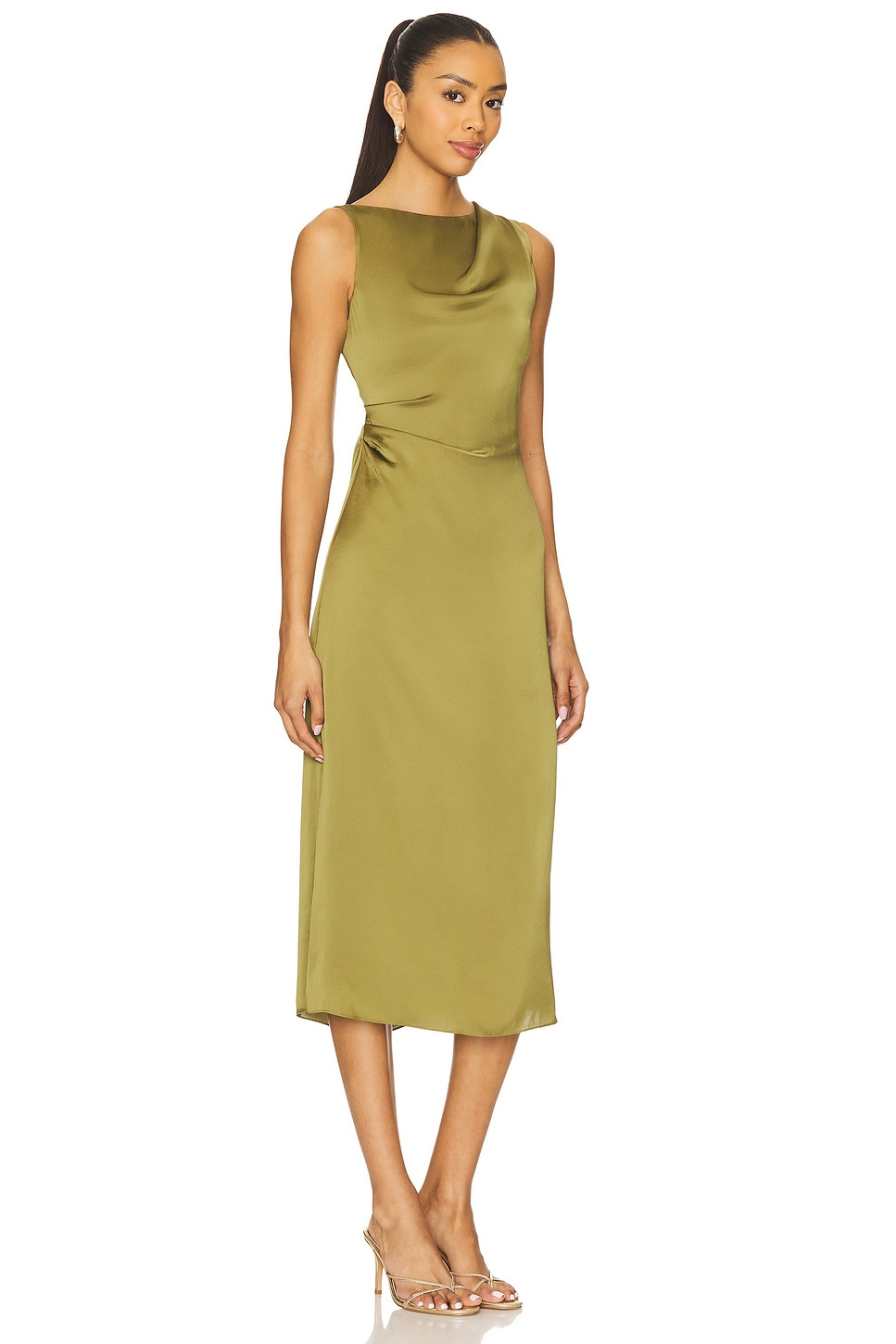Shoulder Drape Dress - 2