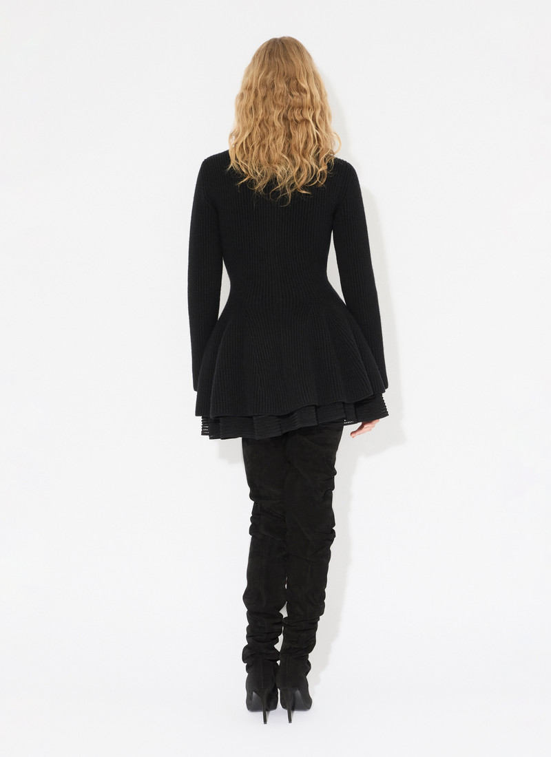 Alaïa CRINOLINE KNIT MINI SKIRT outlook