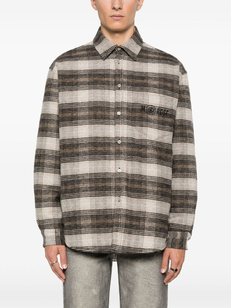check-pattern overshirt 4