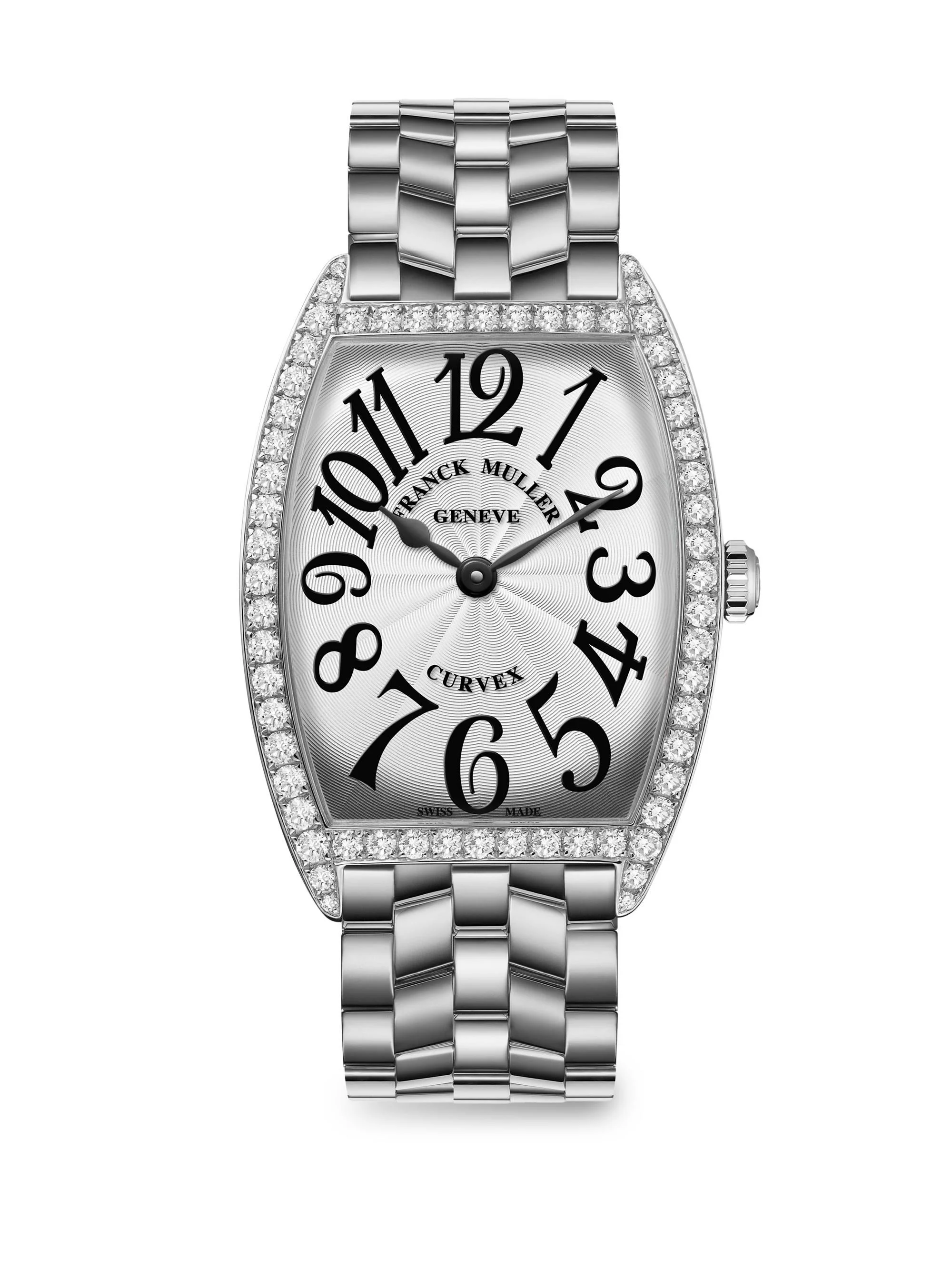 Women's Cintree Curvex 43MM Stainless Steel & Diamond Bracelet Watch - 1
