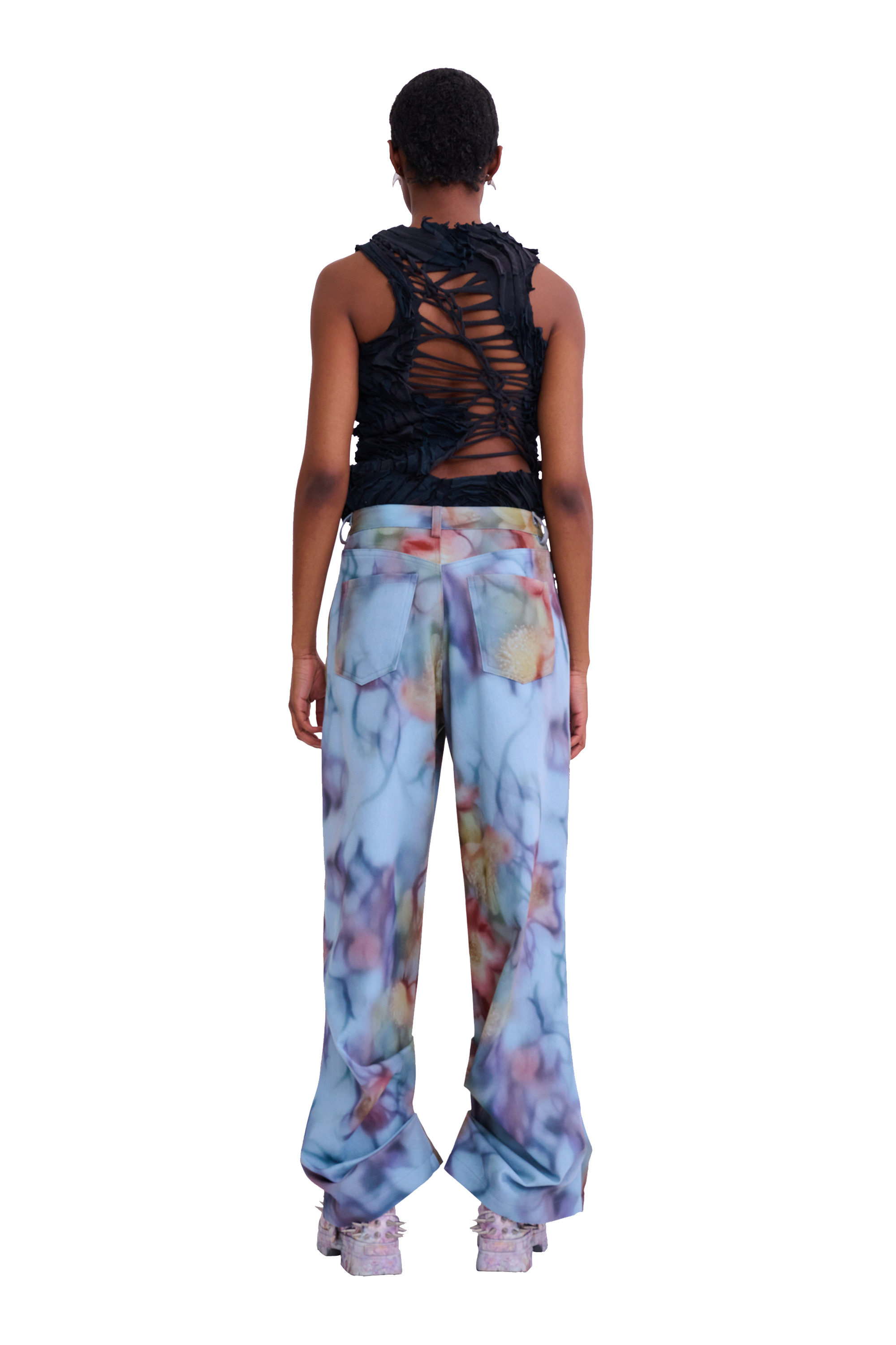 BARBED FLORAL DANTE JEAN - 6