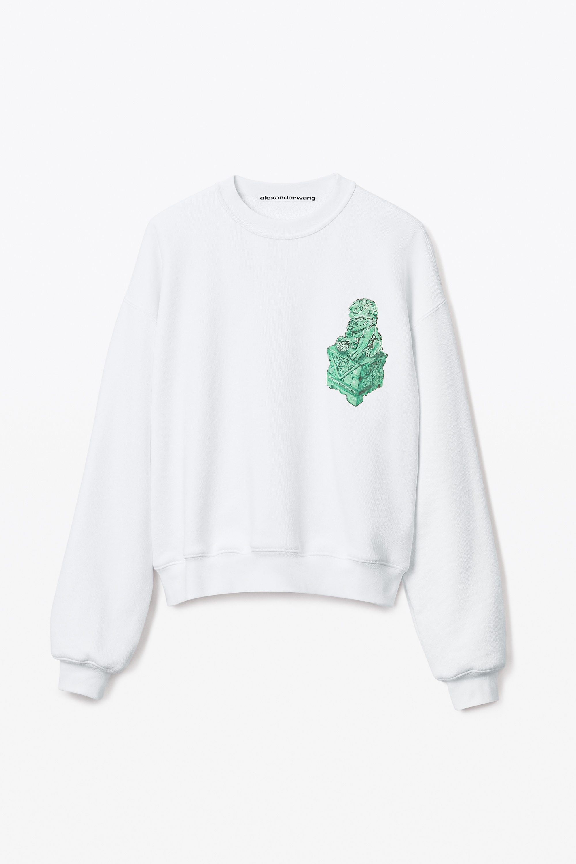 GRAPHIC CREWNECK SWEATSHIRT IN TERRY - 1