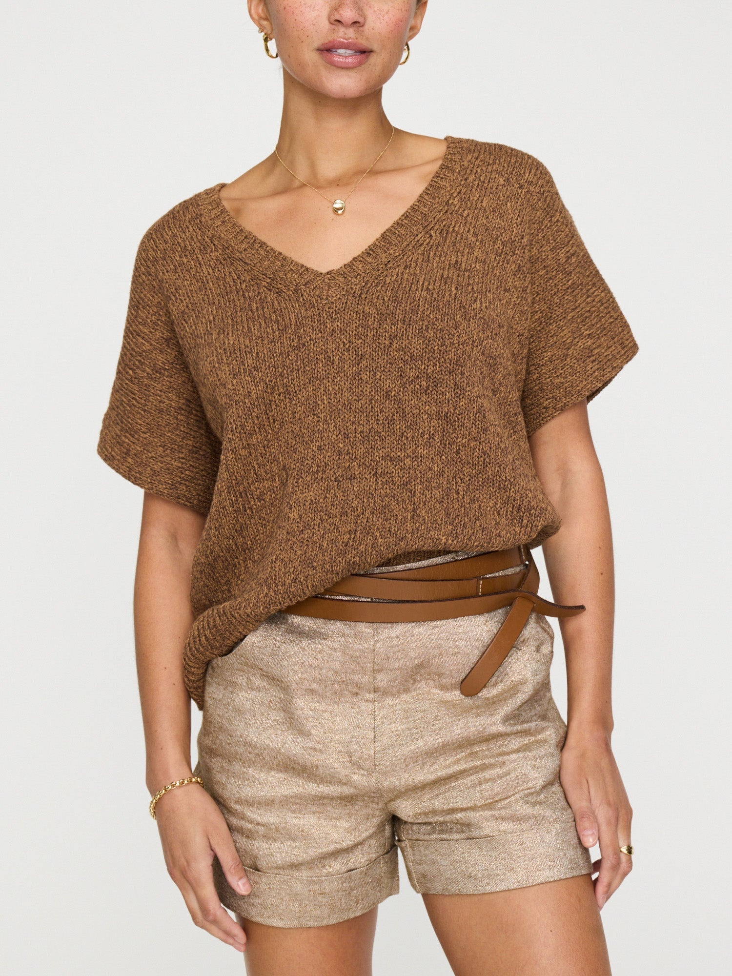 The Gaia Marled Tee - 5