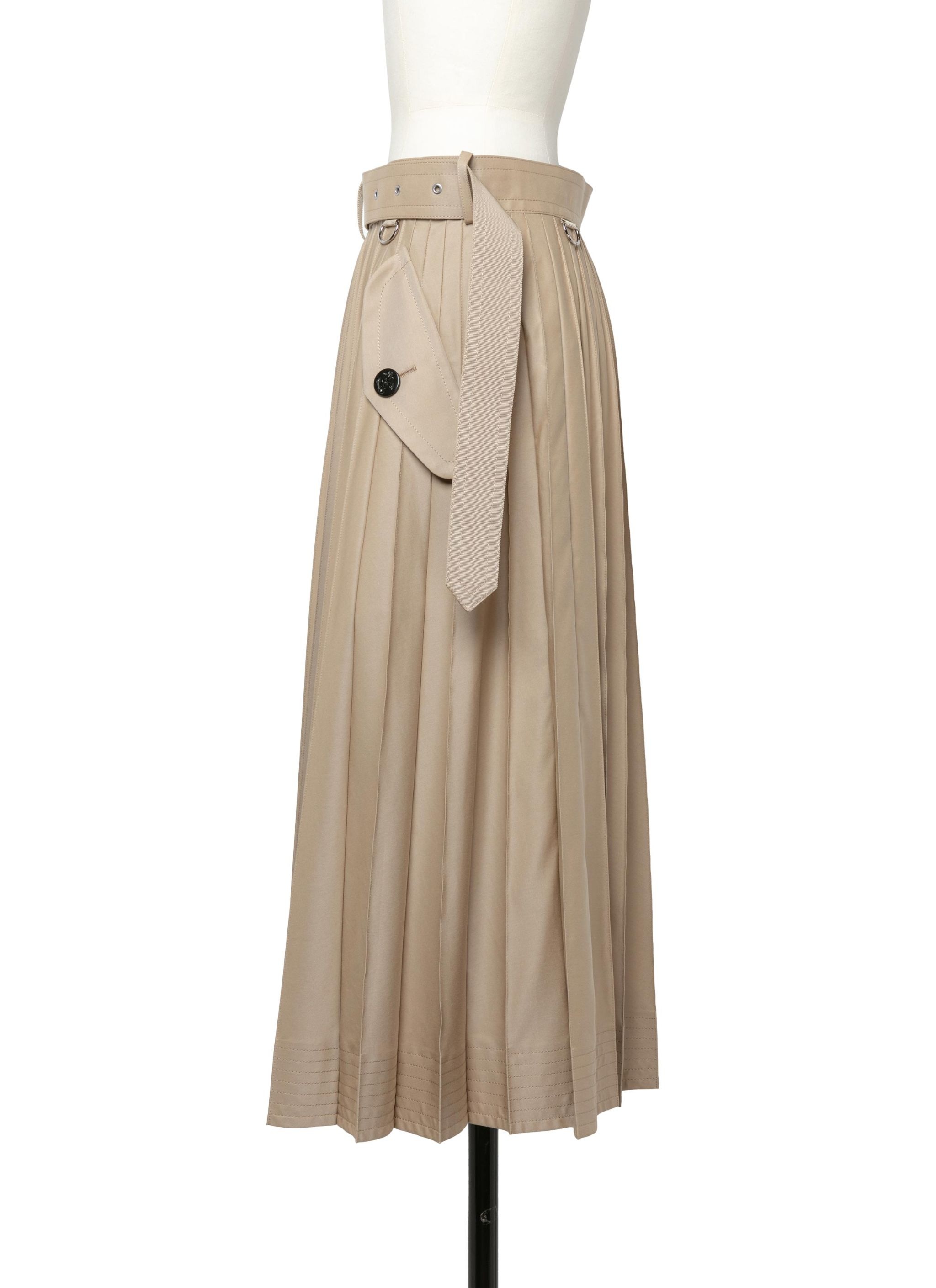 Cotton Gabardine Skirt - 3