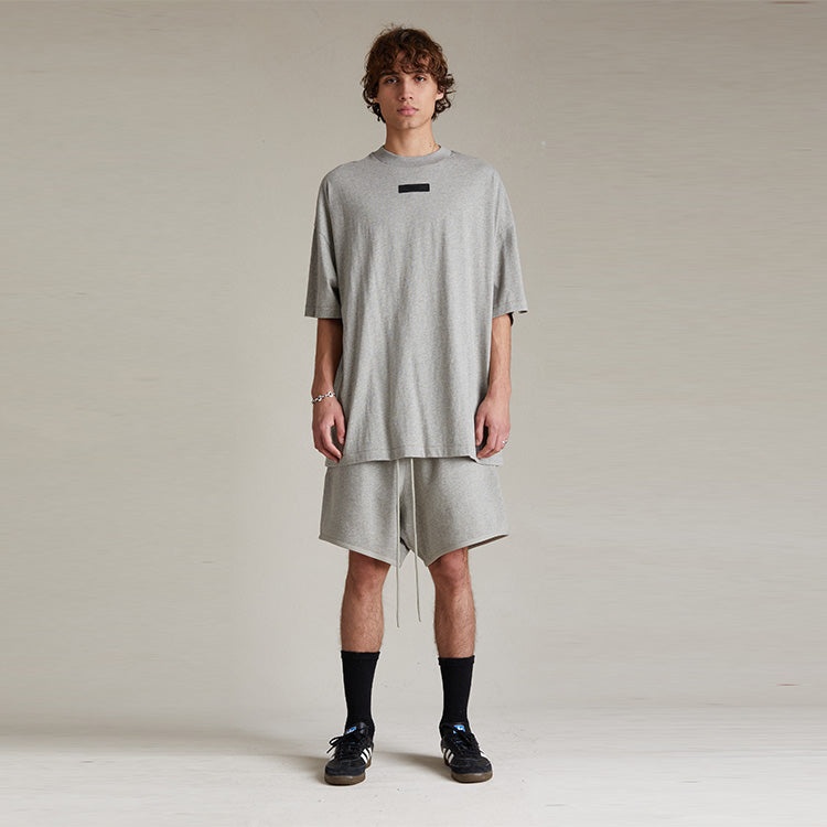 Fear of God Essentials SS24 Crewneck T-Shirt 'Dark Heather Oatmeal' 125SP244193F - 5