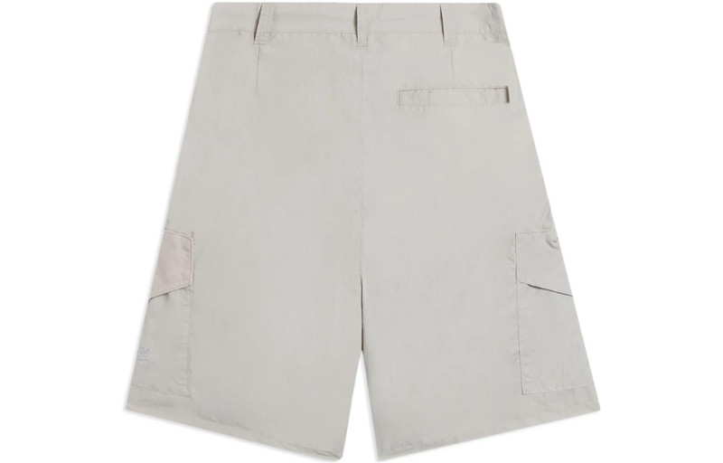 Li-Ning Li-Ning Embroidered Logo Shorts 'Grey' AKSS077-1 outlook