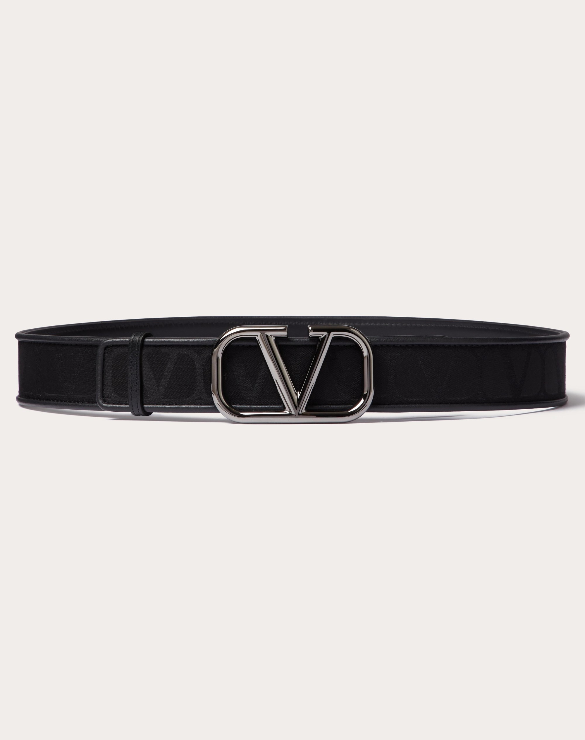 TOILE ICONOGRAPHE BELT IN TECHNICAL FABRIC WITH LEATHER DETAILS - 1