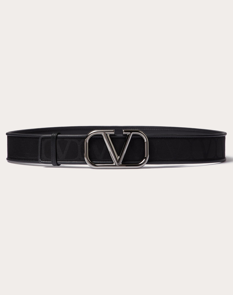 TOILE ICONOGRAPHE BELT IN TECHNICAL FABRIC WITH LEATHER DETAILS 1