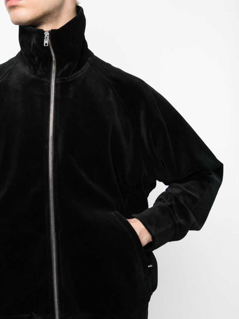 zip-up velour sweatshirt 5
