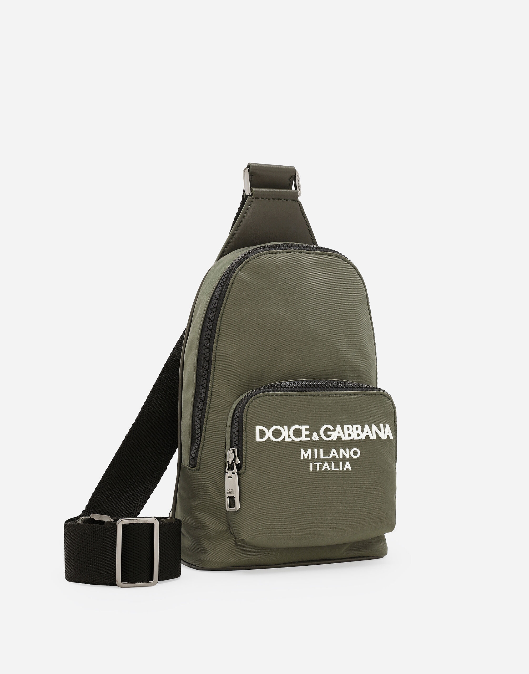 Nylon crossbody backpack - 3