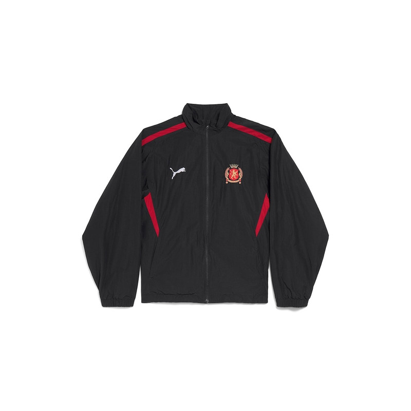 Balenciaga I Puma Tracksuit Jacket in Black/red 1