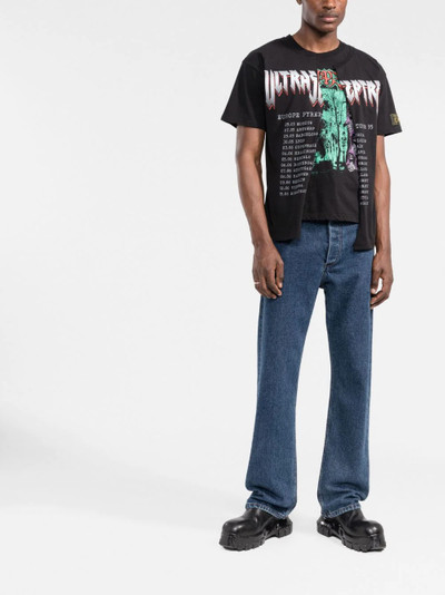 Raf Simons graphic-print layered T-shirt outlook