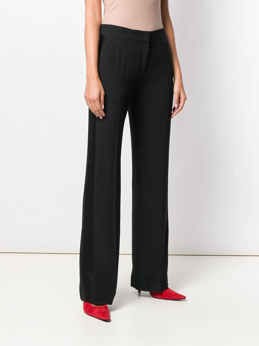 flared tailored trousers - 3