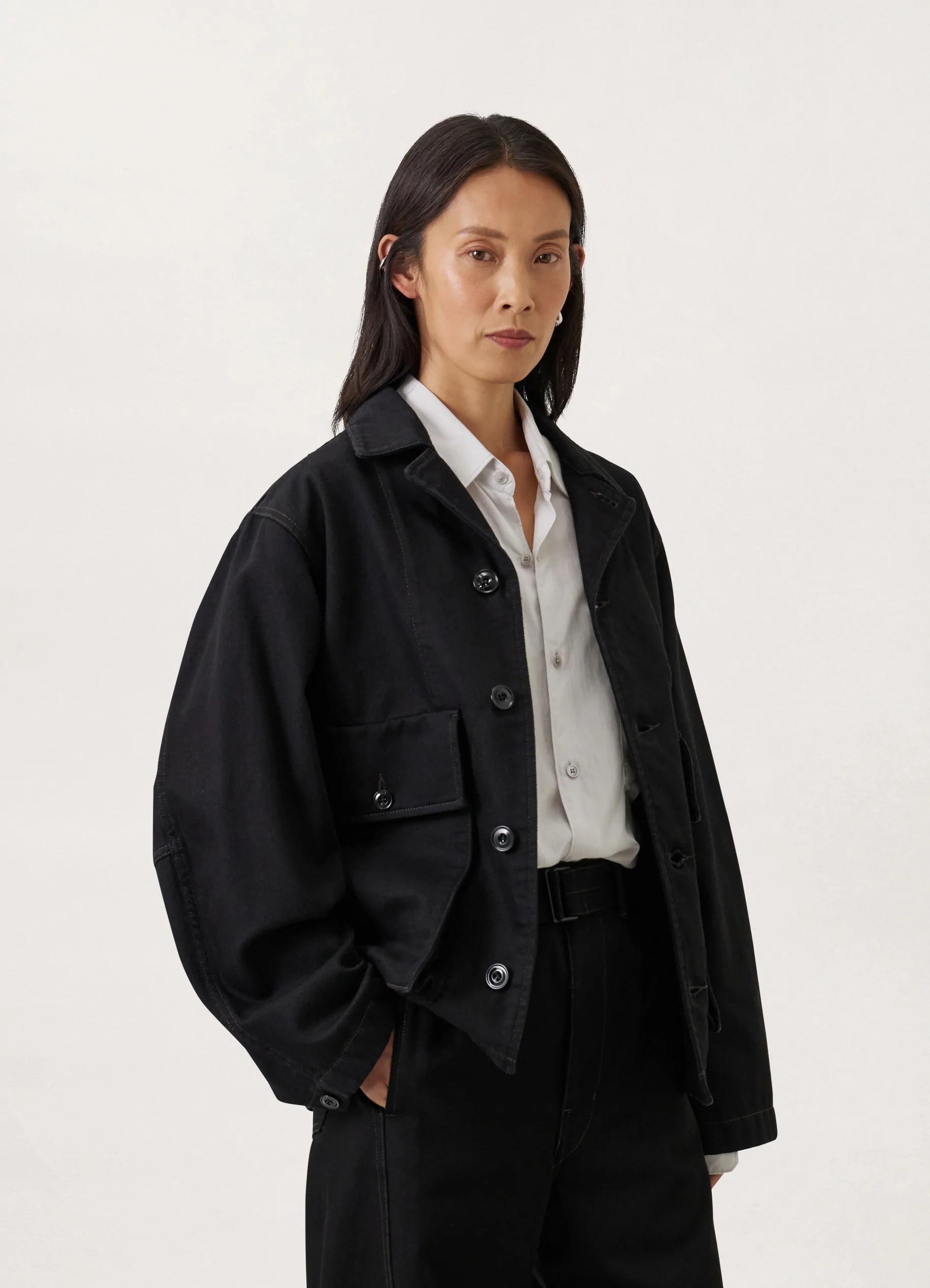 メンズLEMAIRE 21aw Boxy Jacket cypress