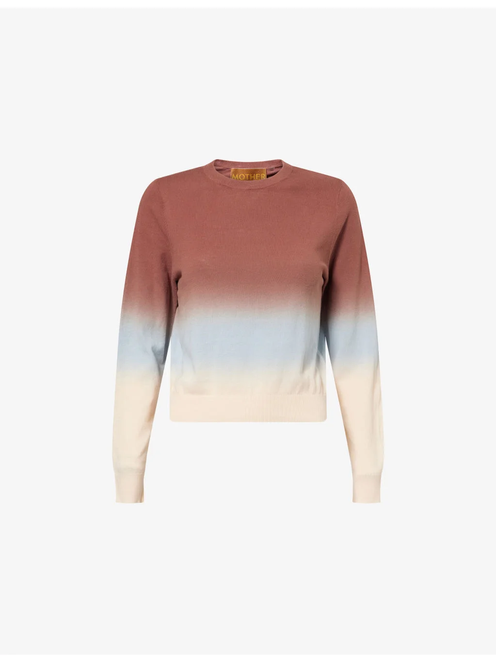 The Crew-Neck Knitted Cotton Jumper - 1