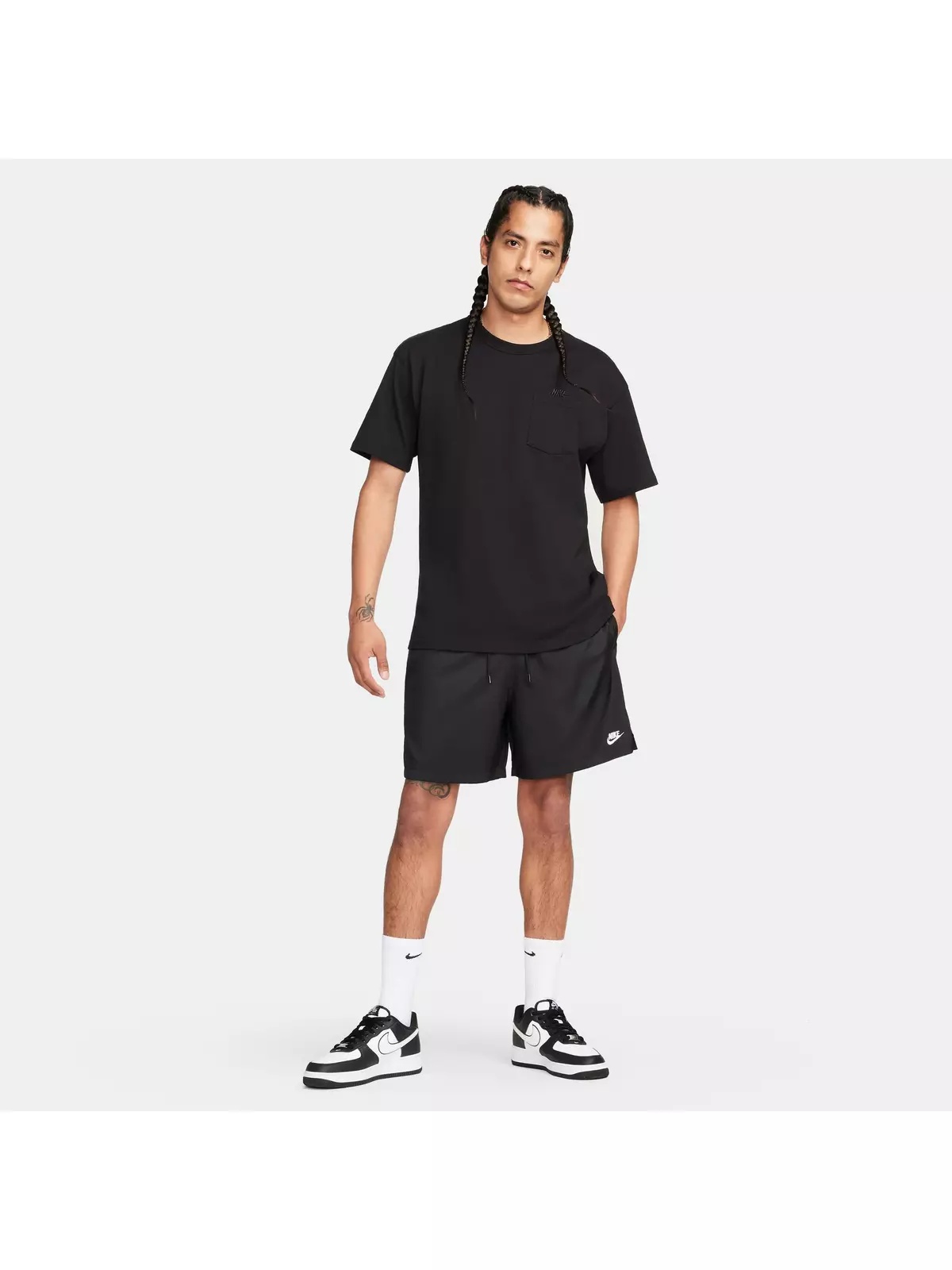 Men's Club Flow Shorts - Black - 7