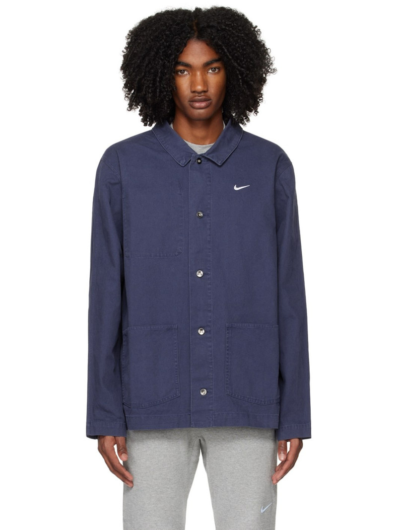 Navy Chore Jacket - 1