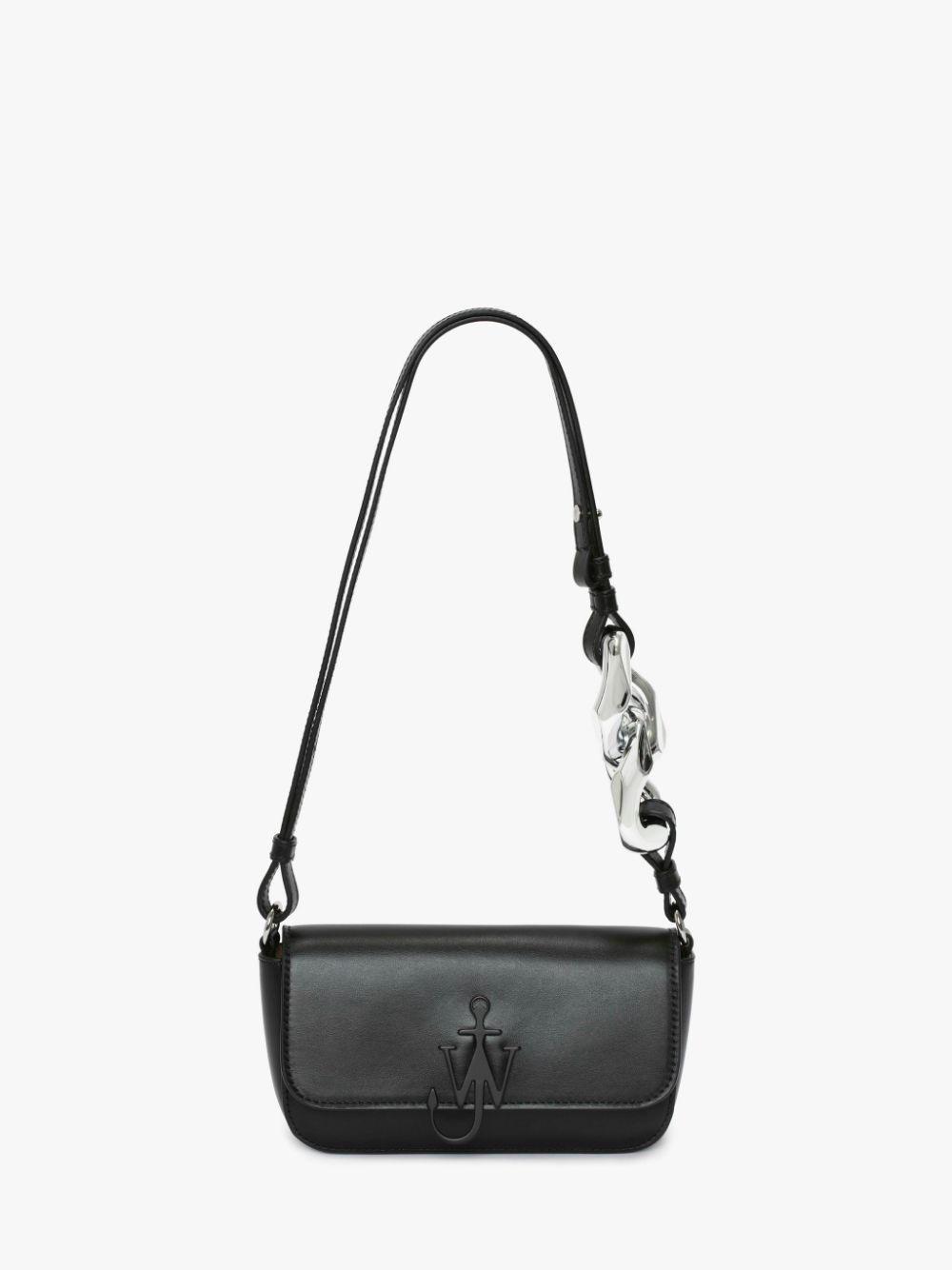 ANCHOR CHAIN BAGUETTE - LEATHER SHOULDER BAG - 1
