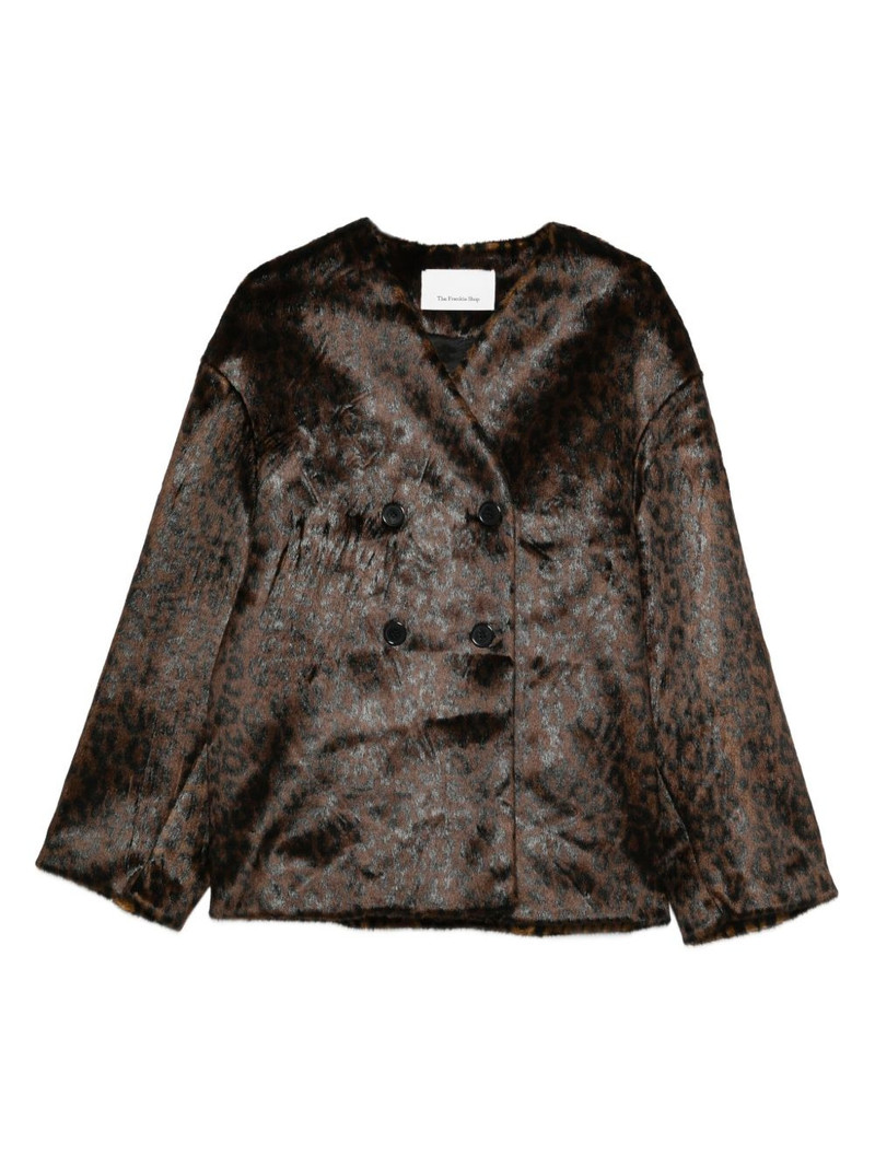 Valentina leopard-pattern jacket 1