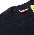 2 Moncler 1952 Logo-Intarsia Virgin Wool and Cashmere-Blend Sweater - 10