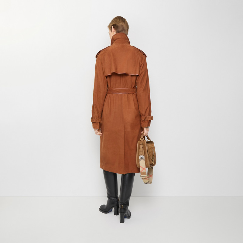 Long Nubuck Castleford Trench Coat 4