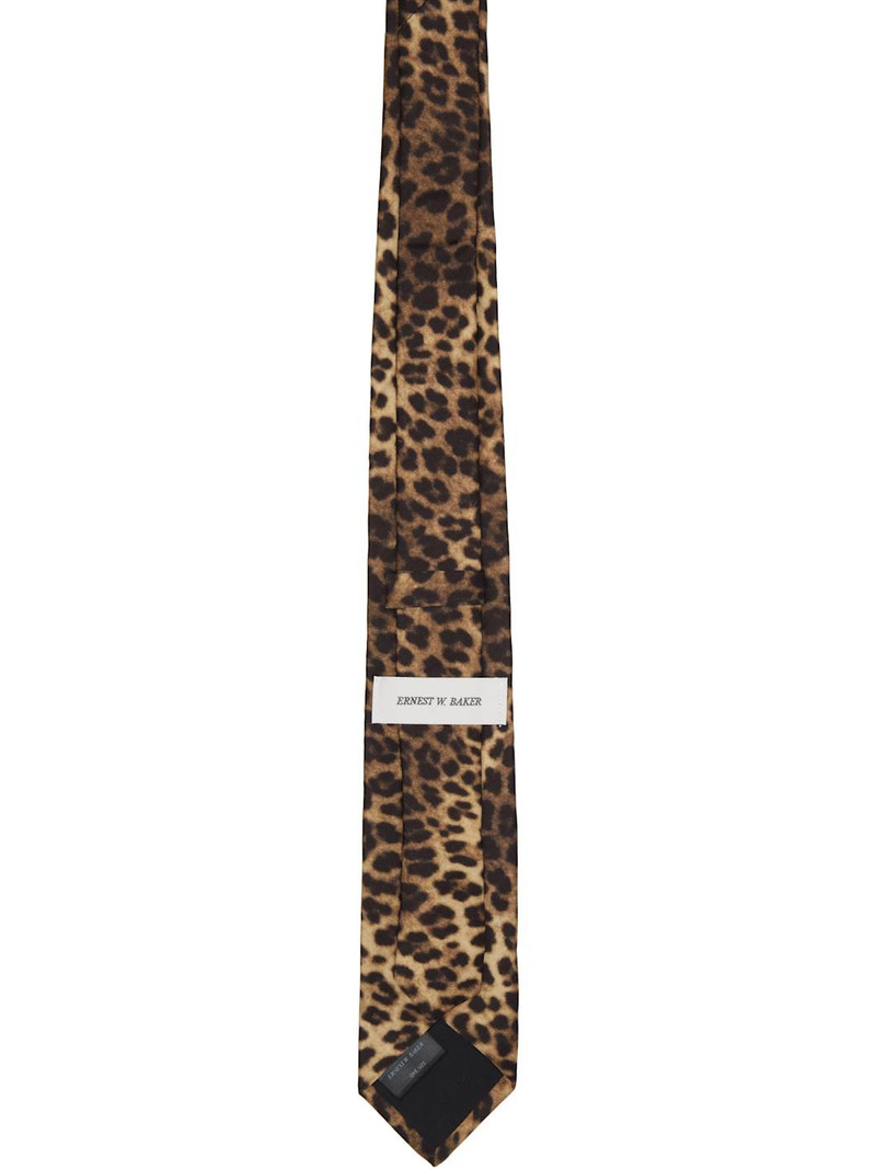 ERNEST W. BAKER Brown Classic Tie outlook
