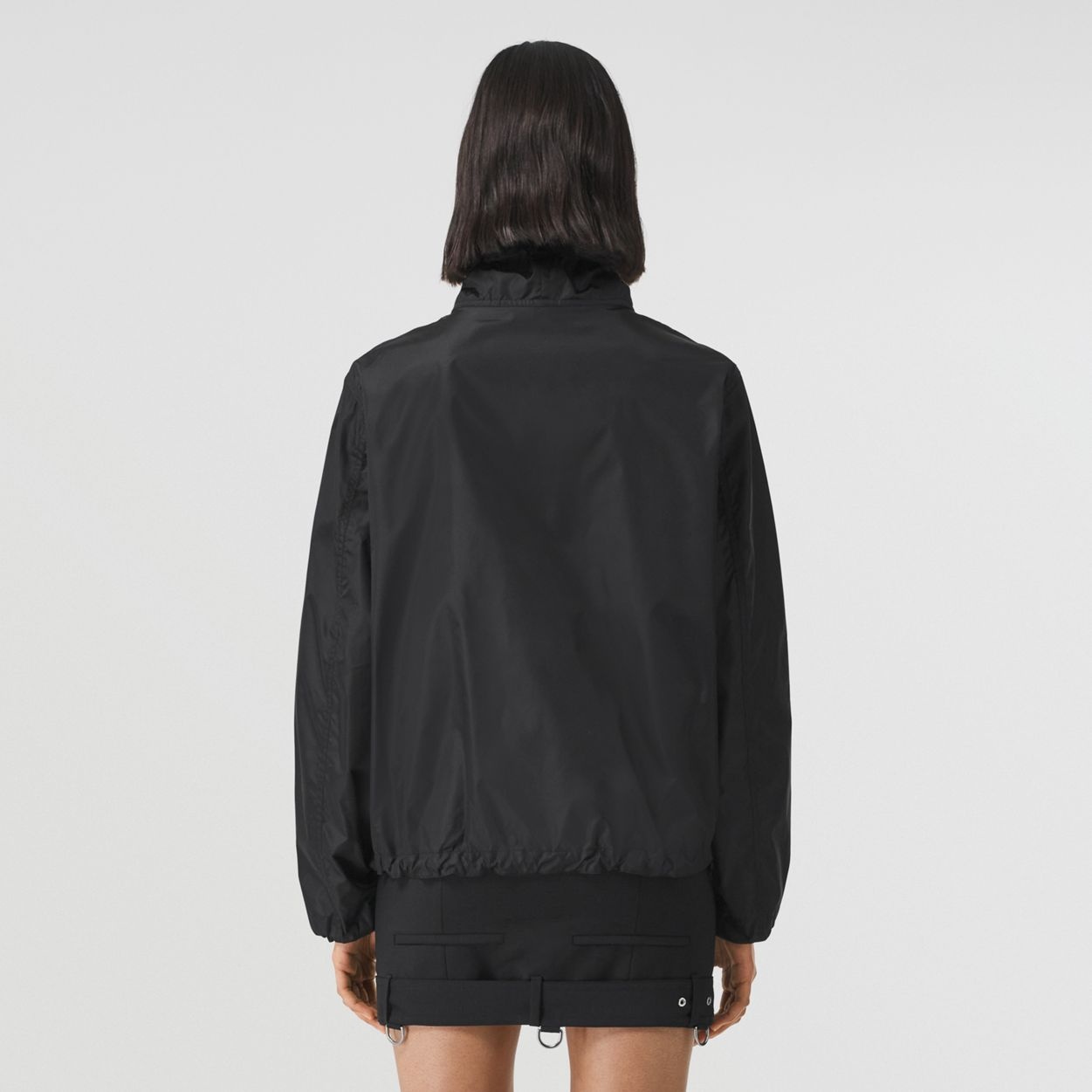 Logo Detail Lightweight Nylon Oversized Jacket - 3