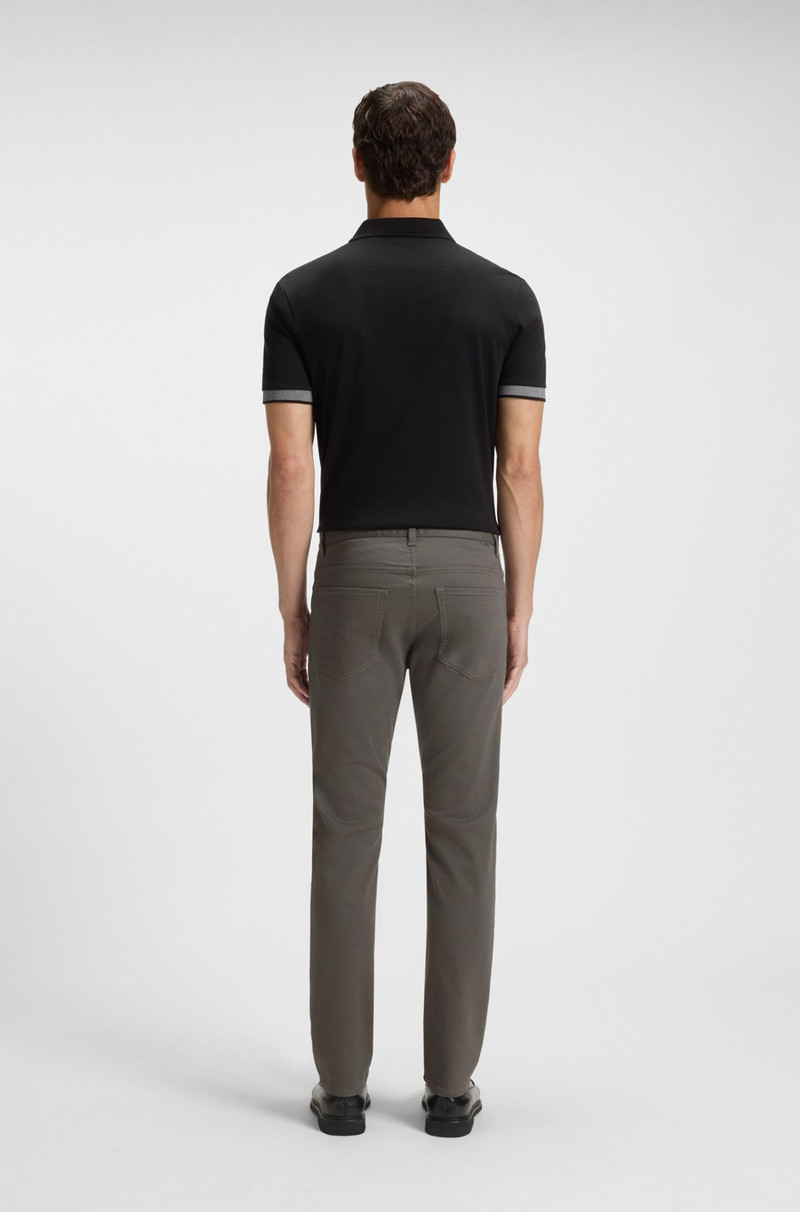 DELAWARE SLIM-FIT TROUSERS IN BRUSHED SATIN 4